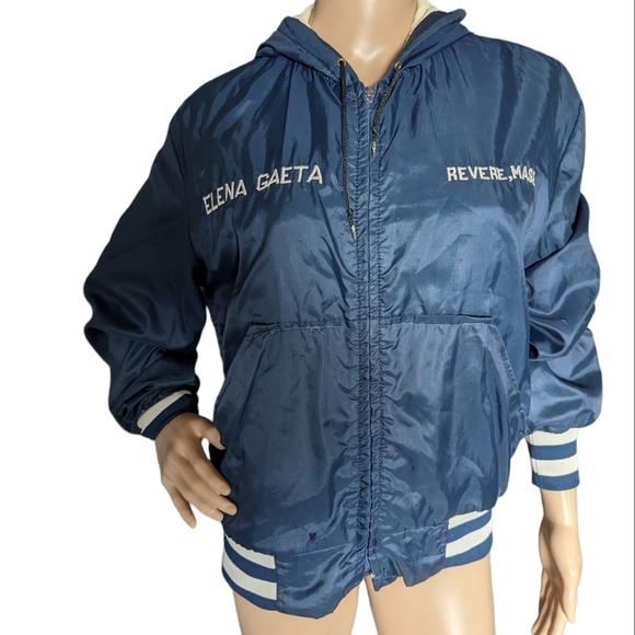 Vintage 60s Brooks Brothers Letterman Track Varsity Windbreaker Jacket - Picture 2 of 10